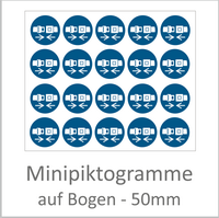 Minipikogramme DIN ISO 7010